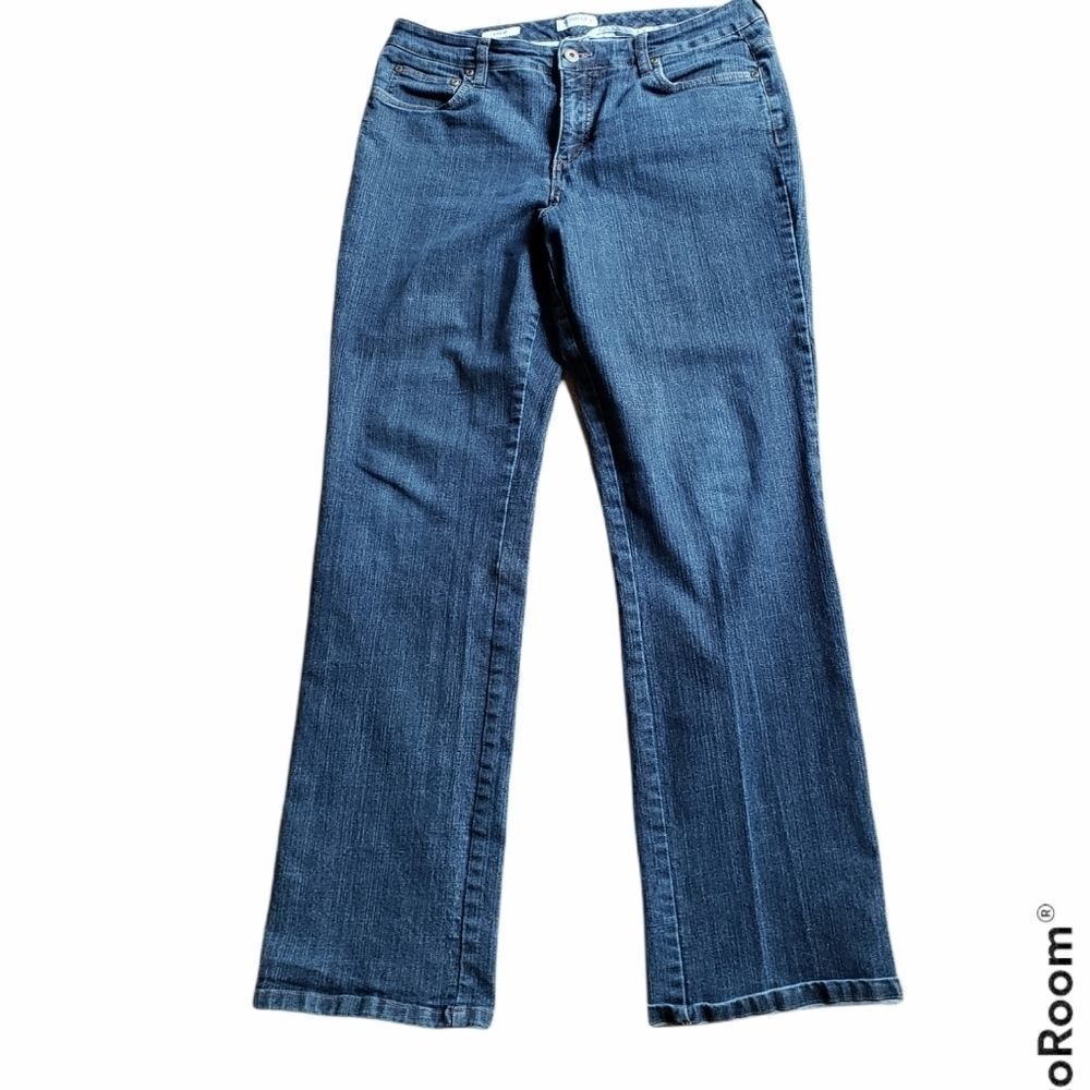 St John's Bay denim jeans, straight leg, 14